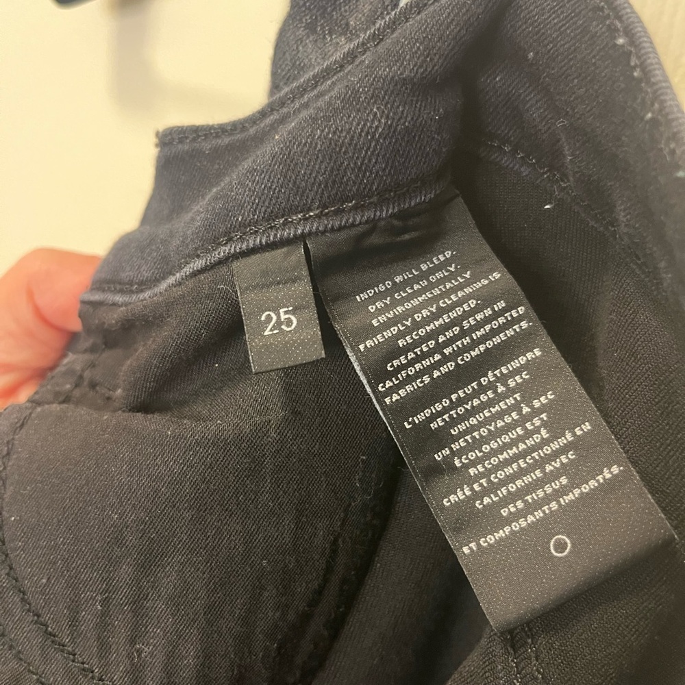 J Brand Women's “Maria” Cristalline Dark Skinny Stretch Jeans Sz 25x28 - Picture 6 of 7